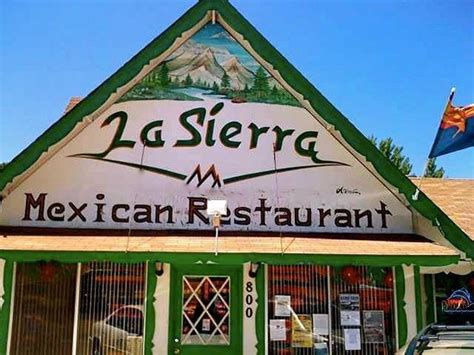 La sierra restaurant - La Sierra Mexican Restaurant $$ ... Los Pinos Mexican Restaurant - 133 Frazier Mountain Park Rd, Lebec. Mexican. Restaurants in Frazier Park, CA. 3500 Mt Pinos Way, Frazier Park, CA 93225 (661) 245-3628 Suggest an Edit. Recommended. Restaurantji. Get your award certificate!